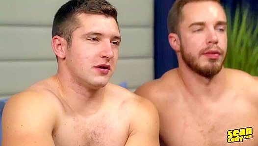 Outdoor Wrestle Turns to Hot Indoor Fuck - Hayes & Cam - Gay XXX