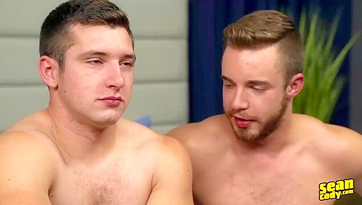 Outdoor Wrestle Turns to Hot Indoor Fuck - Hayes & Cam - Gay XXX