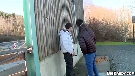 Bubble Butt Bottom Fucked Hard in Public