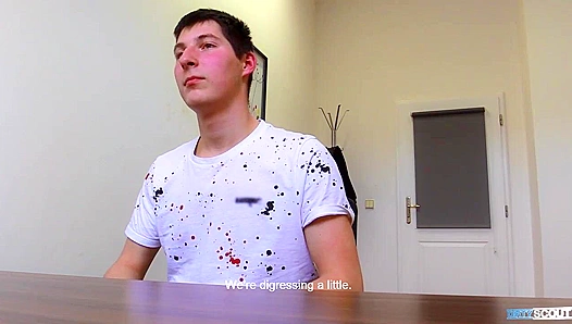 UnCut Cock Twink Cums Hard During Bareback Anal -Dirty Scout