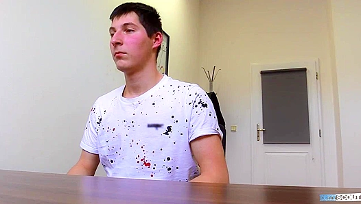 UnCut Cock Twink Cums Hard During Bareback Anal -Dirty Scout