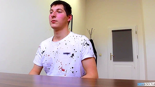 UnCut Cock Twink Cums Hard During Bareback Anal -Dirty Scout