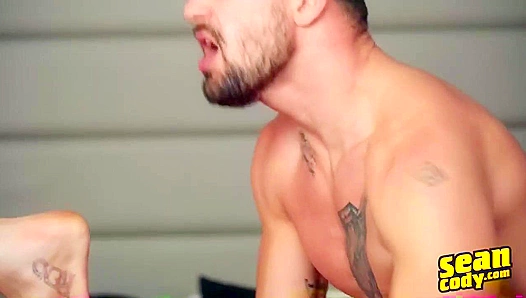 Muscular Brysen & Dave Get Wild - Hot Doggy Style Anal - Gay XXX