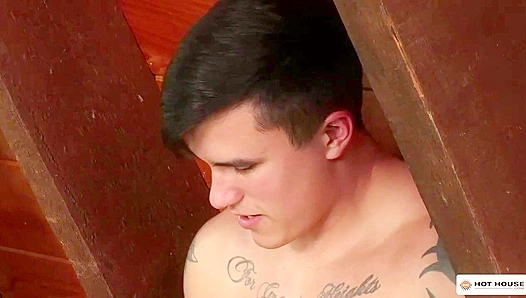 Twinks Trevor & Collin Get Blacked by Dominant Lawrence in steamy Home Sex