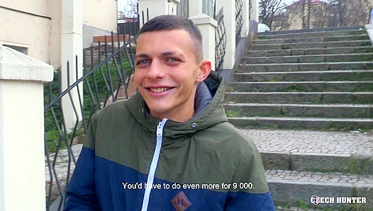 Czech Hunter - Skinny Twink Takes Facial After Raw Anal