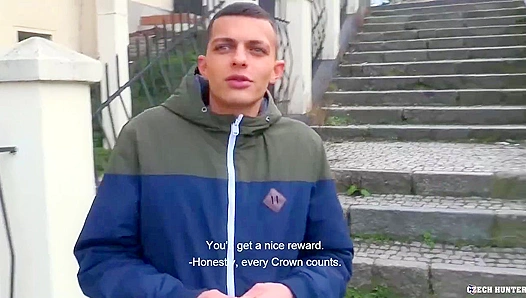 Czech Hunter - Skinny Twink Takes Facial After Raw Anal