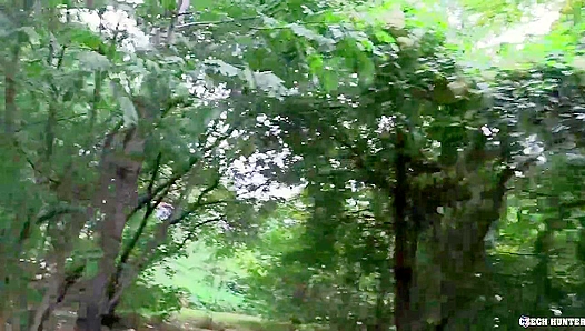 Czech Hottie Screams as Dick Pounds His Ass - Czech Hunter