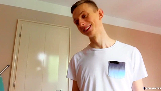 POV Anal Bliss - Twink Cums to Huge Facial - Czech Hunter