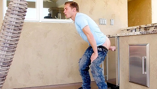 Johnny Hill Takes It Hard On The Patio With Neighbor Elye Black