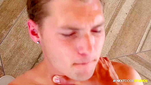 Johnny Hill Takes It Hard On The Patio With Neighbor Elye Black