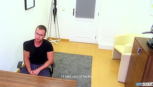 Shy Hairy-Legged Amateur Gets Roughly Fucked byDirty Scout