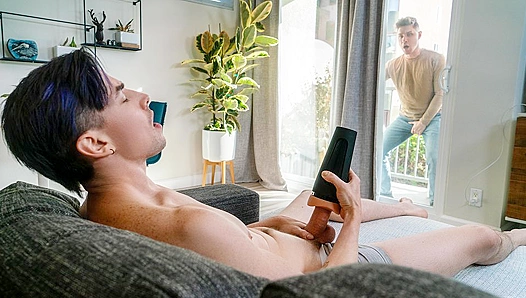 Jack Hunter Drills Zak Bishop's Tight Hole Intensely