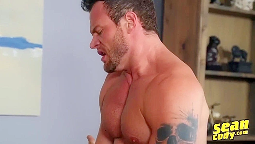 Blonde Twink Jace Gets Dildoed & Barebacked by Sean  - Gay XXX