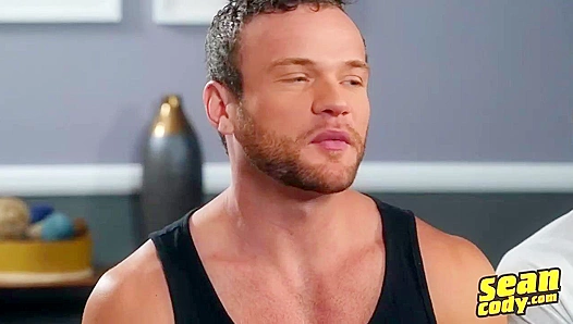 Blonde Twink Jace Gets Dildoed & Barebacked by Sean  - Gay XXX