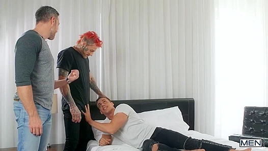 Alex Mecum Watches Bo Sinn Pound His BF, Ace Quinn - Drill My Hole