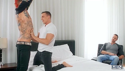 Alex Mecum Watches Bo Sinn Pound His BF, Ace Quinn - Drill My Hole