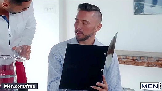 Shane Jackson & Arad Winwin - Restaurant Threesome Drilling Parker's Hole