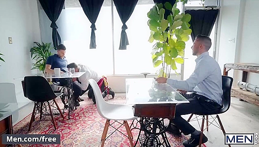 Shane Jackson & Arad Winwin - Restaurant Threesome Drilling Parker's Hole