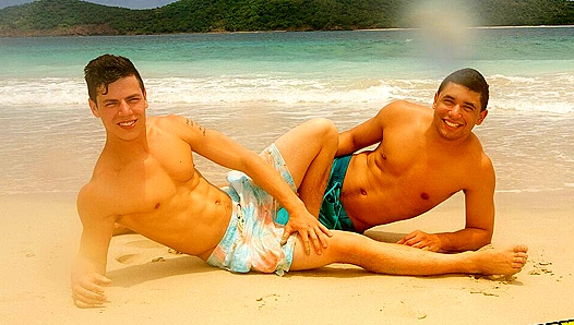 Naked Nudes - Kaleb Stryker & Joe Fuck Outdoors