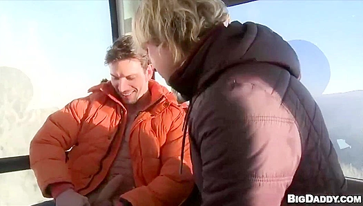Marek Pounds Floppy-Haired Martty in the Snowy Park
