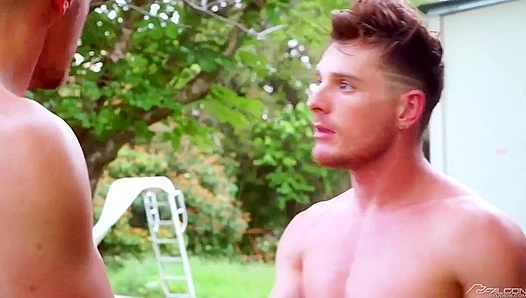 Brent Corrigan & JJ Knight Argue Then Fuck Wildly Outdoors