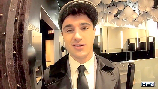 Hot Stall Action - Michael Boston Fucks Igor Romani in the Restroom - Gods of Men