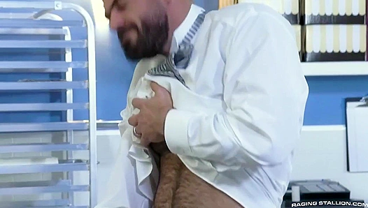 Beefy Ricky Larkin Pounds Draven Navarro in Cake Shop Chaos - Raging Stallion