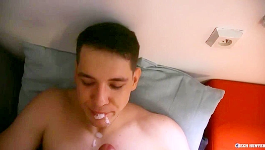 Czech Bottom Swallows Cum After Intense POV Anal