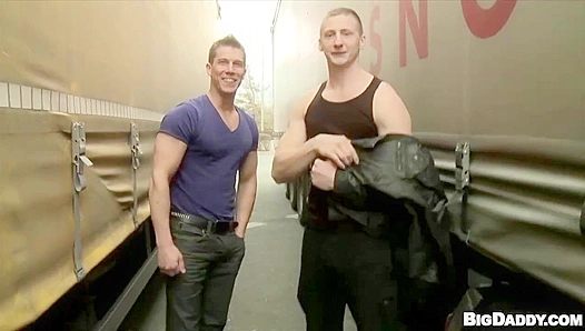 Savkov & Greg Pound Each Other Hard in Forbidden Public Spots