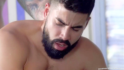 Bald Hunk Alexander Kristov Dominates David Cruise