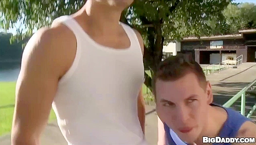 Greg and Diego's Steamy Public Fuck - European Passion Outdoors