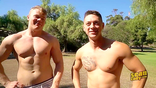 Violent Anal Passion - Buff Dudes Lane and Regan Go Wild - Sean Cody