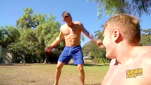 Violent Anal Passion - Buff Dudes Lane and Regan Go Wild - Sean Cody