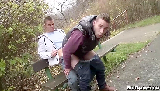 Diego and Thomas Get Wild - Outdoor Anal Ends With A Facial