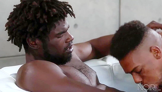 Adrian Hart & Devin Trez - Passionate Black cocksucking and intense anal action