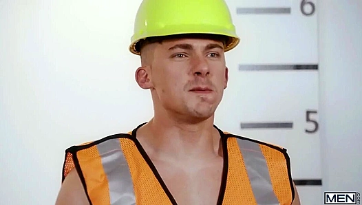 Officer Trevor Drills Suspect Jake's Tight Hole