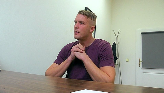 Blonde Inked Amateur Gets Rough Desk Anal -Dirty Scout