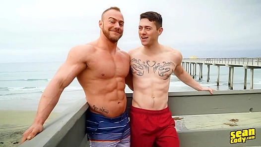 Muscle Man Brock Rips into Buff Twink Lane - Sean Cody Exclusive