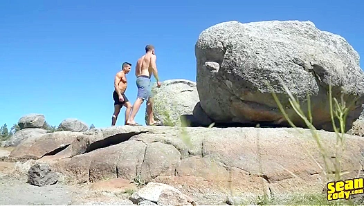 Ripped Hotties Jackson & Manny Pound Each Other Senseless on the Bed - Sean Cody