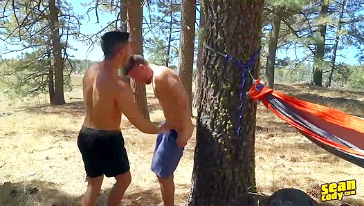 Ripped Hotties Jackson & Manny Pound Each Other Senseless on the Bed - Sean Cody