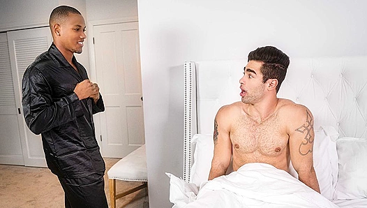 Lucas Leon Gets Drilled by Dominic Michaels in the Kitchen