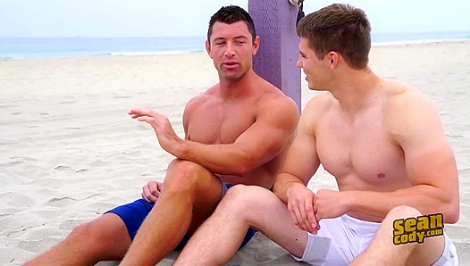 Beach Bum Bliss - Derick & Shaw Go Bareback After Sun and Sand