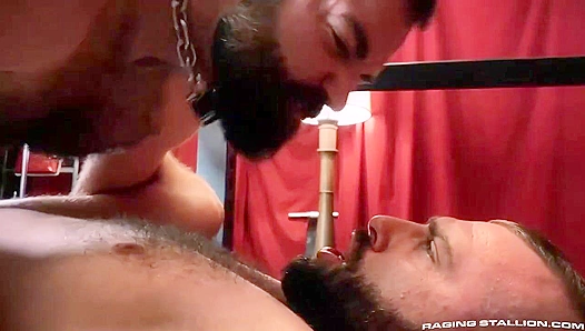 Hard Dungeon Anal - Donnie Argento & Wolfie Braden Shaw - Raging Stallion