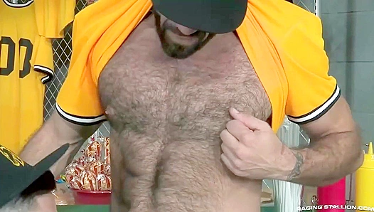 Rickey Larkin Slams Lucas Leon - A Baseball Hottie's Passionate Pound