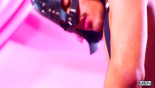 DeAngelo & Derek's Interracial Fun in Wacky Outfits - Drill My Hole!