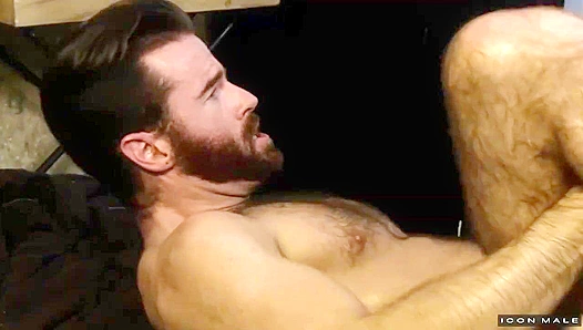 Hairy Hottie Brendan Gets Pounded by Muscular Roman - Icon Male
