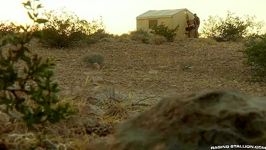 Drake Masters & Drew Sebastian Wildly Fuck Outdoors - Raging Stallion