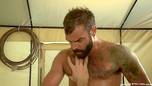 Drake Masters & Drew Sebastian Wildly Fuck Outdoors - Raging Stallion