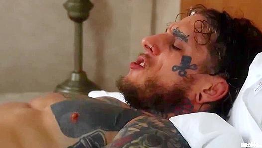 Bo Sinn Anally Dominates Tattooed Romeo Davis - Hot Bromo Action!