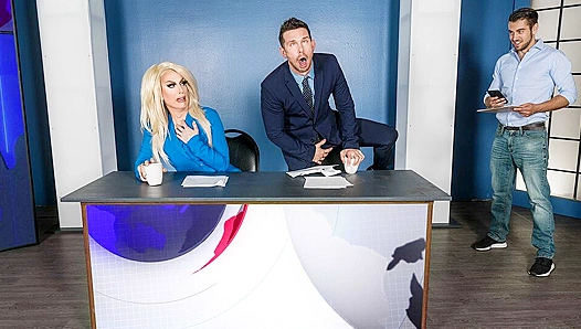 Dante Colle Drills Naughty Newsman Casey Jack